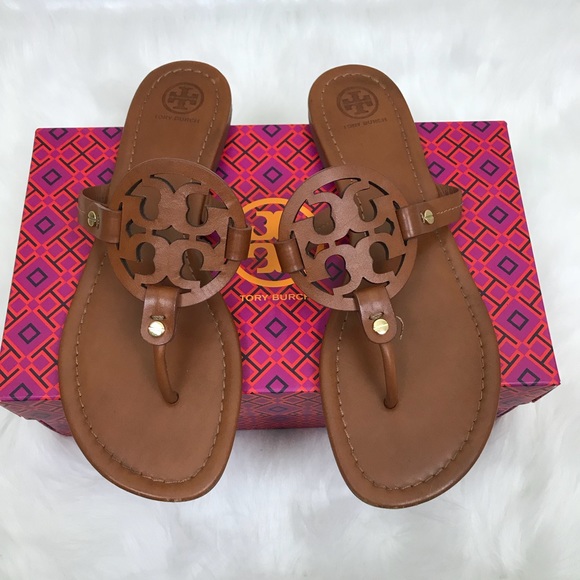 tory burch miller sandals vachetta